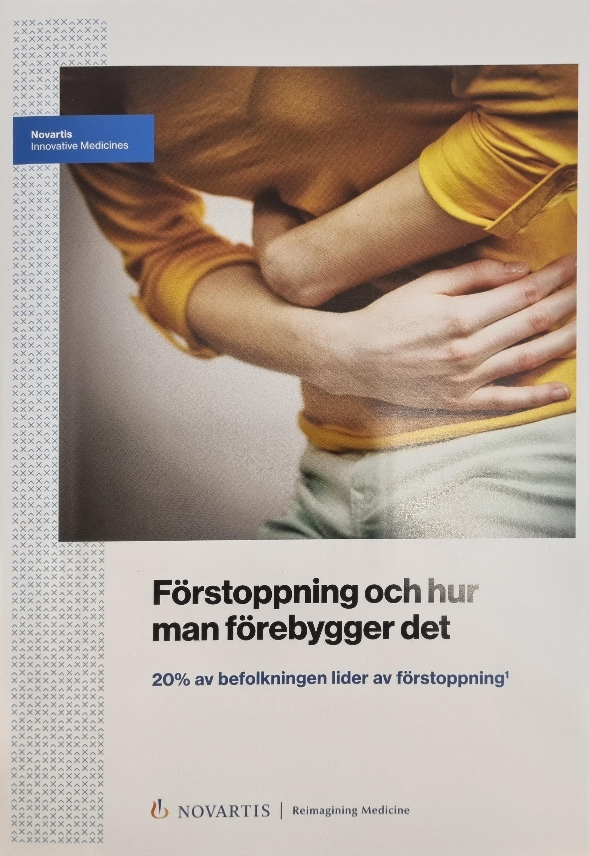 Broschyr om förstoppning.