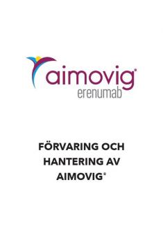 Bild som föreställer materialet Förvaring och hantering av AImovig®.