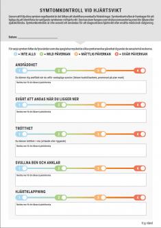 Symtomkontroll vid hjärtsvikt för patienter