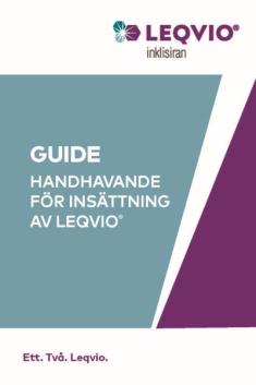 Omslag Guide handhavande för insättning av Leqvio